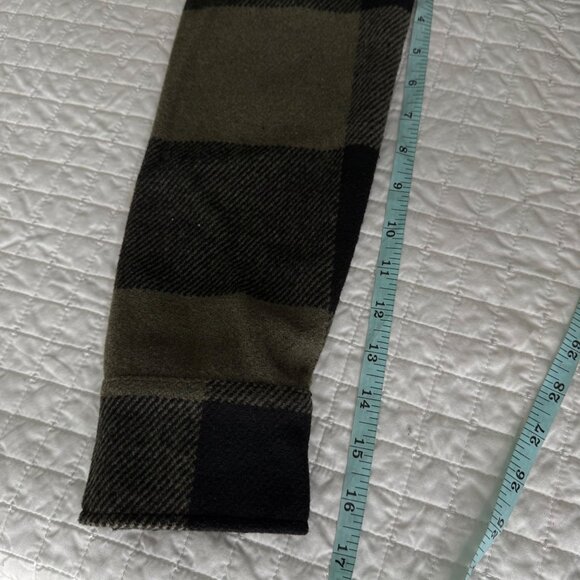 Bb Dakota Steve Madden Oversized Plaid Shirt Jacket Size S Green & Black - Picture 8 of 10